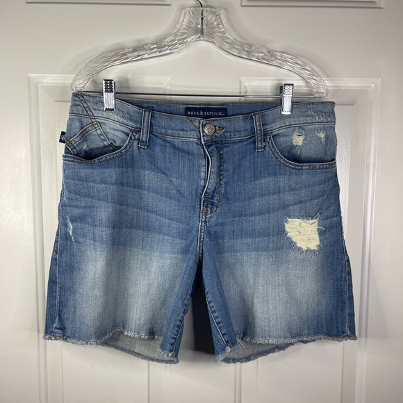 Rock & Republic Pants - Rock & Republic distressed, jean shorts. Bumpershoot